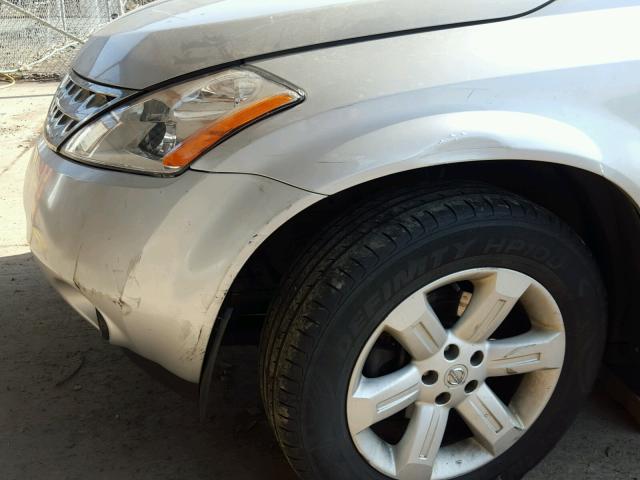 NJ730C - 2006 NISSAN MURANO SILVER photo 9