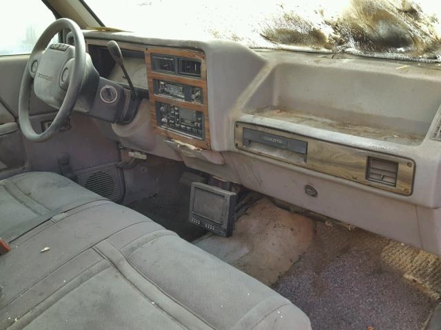 1B7GL26X7RS596215 - 1994 DODGE DAKOTA GRAY photo 9