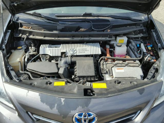 JTDZN3EU6C3066044 - 2012 TOYOTA PRIUS V GRAY photo 7