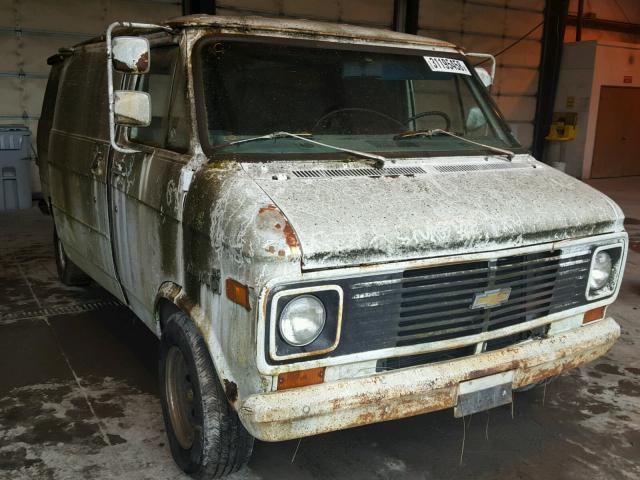 CGL257U232132 - 1977 CHEVROLET VAN WHITE photo 1