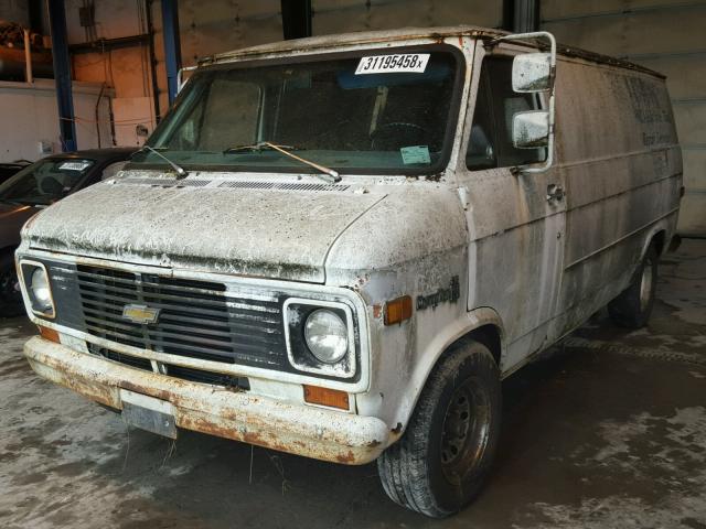 CGL257U232132 - 1977 CHEVROLET VAN WHITE photo 2