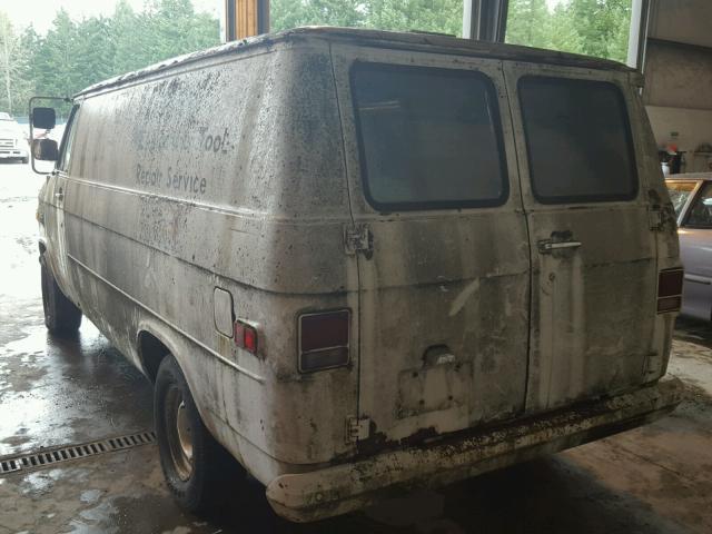 CGL257U232132 - 1977 CHEVROLET VAN WHITE photo 3