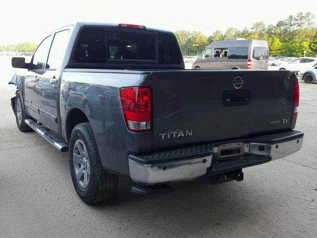 1N6BA0ED3EN513798 - 2014 NISSAN TITAN S GRAY photo 3