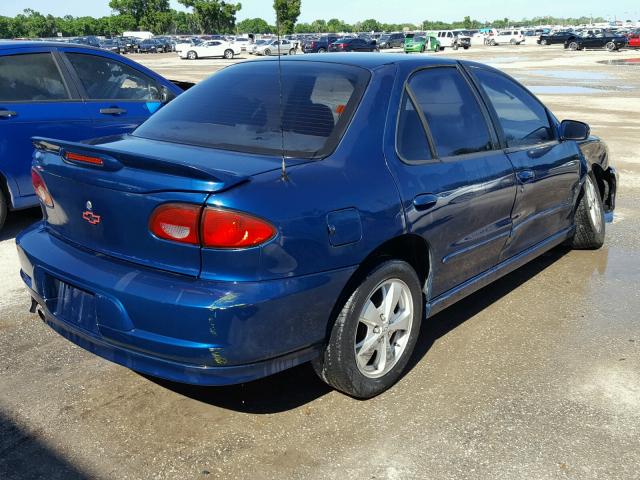 1G1JH52T627148075 - 2002 CHEVROLET CAVALIER Z BLUE photo 4