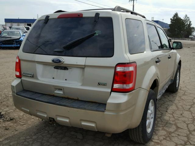 1FMCU9DG4BKB02739 - 2011 FORD ESCAPE XLT BEIGE photo 4