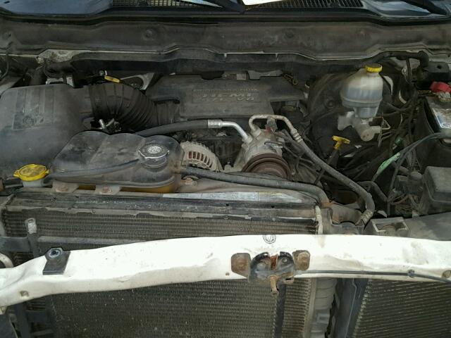 3D7KA28D63G744619 - 2003 DODGE RAM 2500 S WHITE photo 7