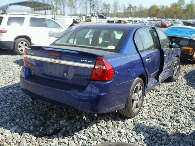 1G1ZU53846F160729 - 2006 CHEVROLET MALIBU LTZ 蓝色 照片 4