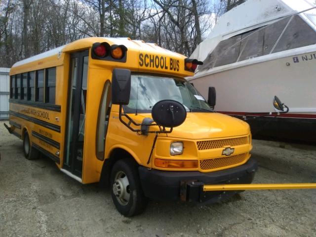 1GB6G5BG8B1166975 - 2011 CHEVROLET EXPRESS G4 YELLOW photo 1