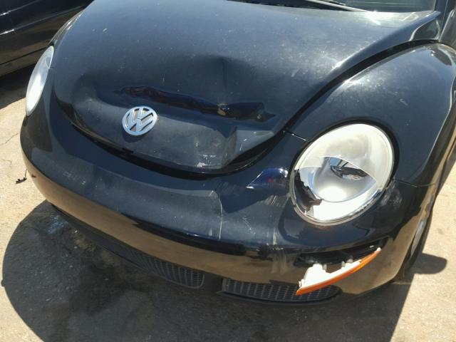 3VWPF31Y38M403818 - 2008 VOLKSWAGEN NEW BEETLE 黑色 照片 9