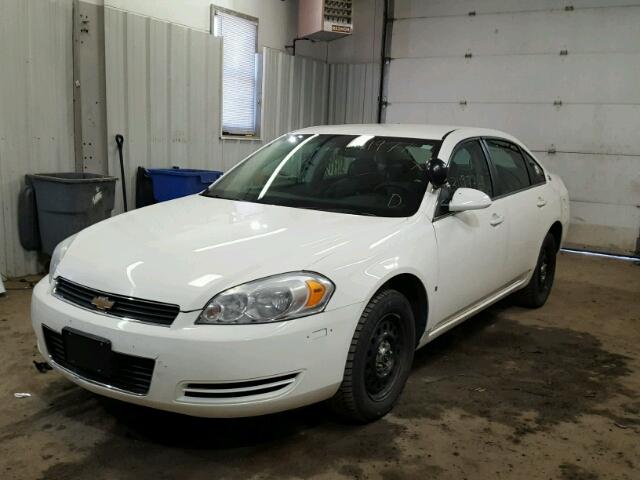 2G1WS553881356533 - 2008 CHEVROLET IMPALA POL WHITE photo 2