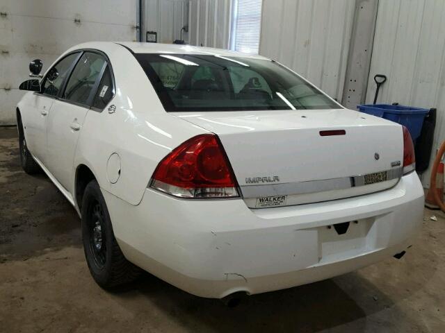 2G1WS553881356533 - 2008 CHEVROLET IMPALA POL WHITE photo 3