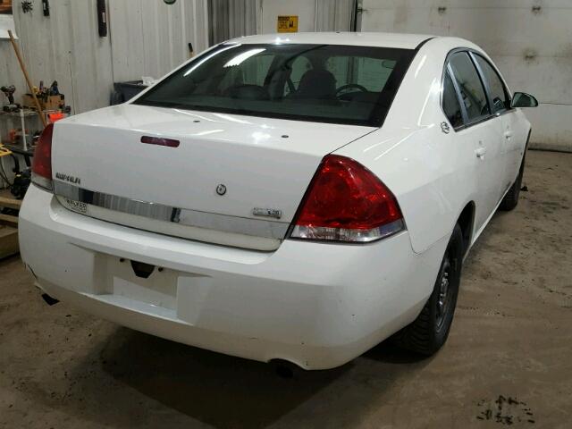 2G1WS553881356533 - 2008 CHEVROLET IMPALA POL WHITE photo 4