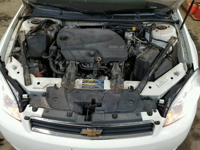 2G1WS553881356533 - 2008 CHEVROLET IMPALA POL WHITE photo 7