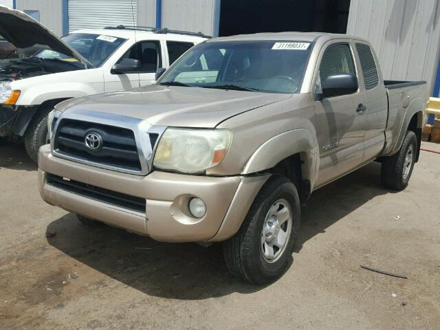 5TEUU42N46Z263865 - 2006 TOYOTA TACOMA ACC GOLD photo 2