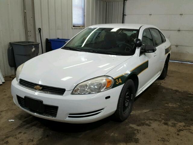 2G1WD5EM2B1148822 - 2011 CHEVROLET IMPALA POL WHITE photo 2