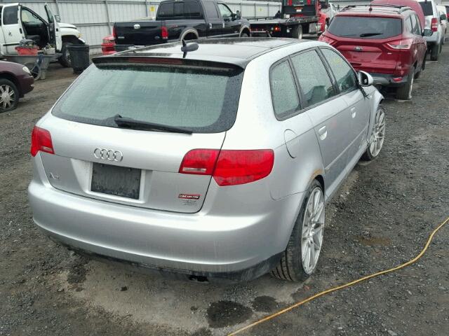 WAUKD78P66A086390 - 2006 AUDI A3 S-LINE SILVER photo 4