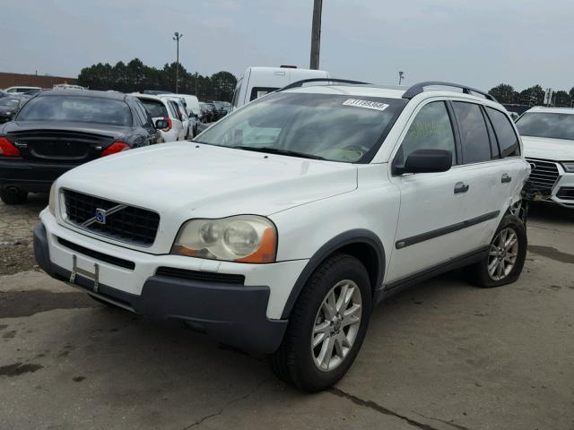 YV1CZ911051141421 - 2005 VOLVO XC90 T6 WHITE photo 2