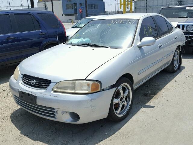 3N1CB51D72L628653 - 2002 NISSAN SENTRA XE SILVER photo 2