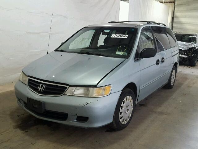 2HKRL18583H505358 - 2003 HONDA ODYSSEY LX BLUE photo 2