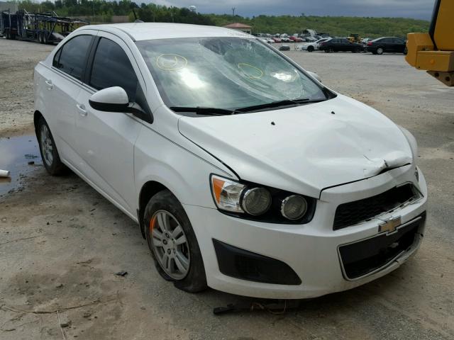 1G1JC5SH1D4246087 - 2013 CHEVROLET SONIC LT WHITE photo 1