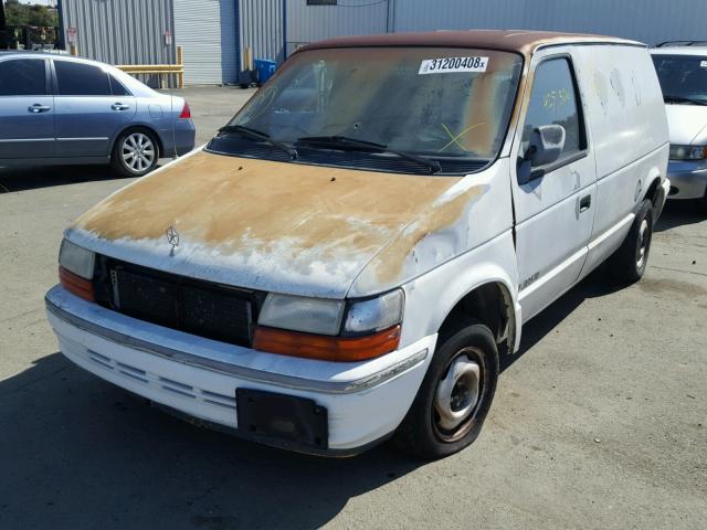 2B7FH1133PR216684 - 1993 DODGE CARAVAN C/ WHITE photo 2