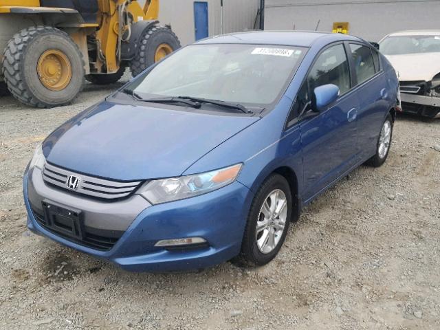 JHMZE2H70AS028276 - 2010 HONDA INSIGHT BLUE photo 2