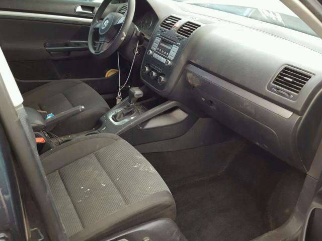 3VWJZ7AJ3AM064636 - 2010 VOLKSWAGEN JETTA S 蓝色 照片 5