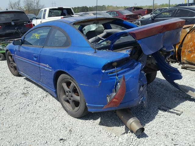 4B3AG52H41E010986 - 2001 DODGE STRATUS R/ BLUE photo 3