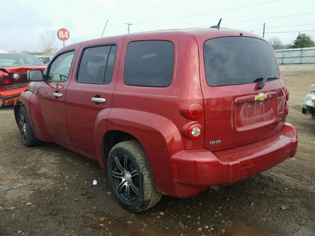 3GNBAADB0AS559881 - 2010 CHEVROLET HHR LS BURGUNDY photo 3