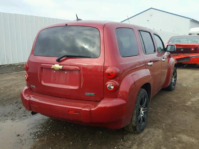 3GNBAADB0AS559881 - 2010 CHEVROLET HHR LS BURGUNDY photo 4