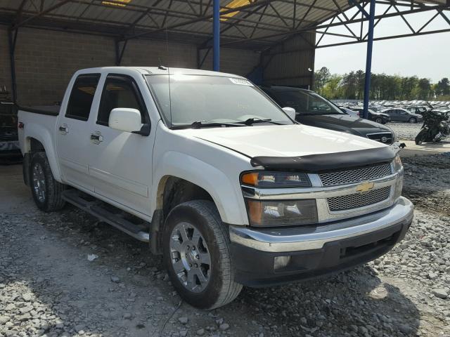 1GCHTDFE2C8153294 - 2012 CHEVROLET COLORADO L WHITE photo 1