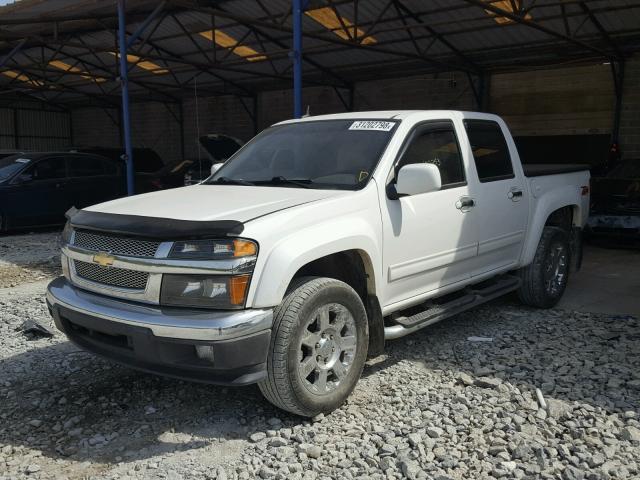 1GCHTDFE2C8153294 - 2012 CHEVROLET COLORADO L WHITE photo 2