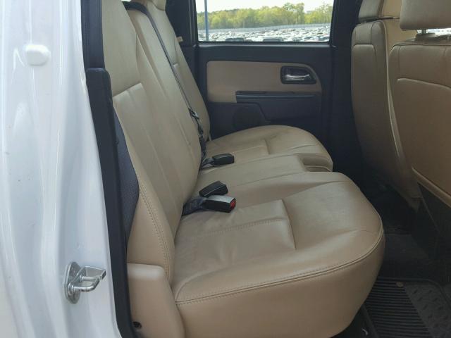 1GCHTDFE2C8153294 - 2012 CHEVROLET COLORADO L WHITE photo 6