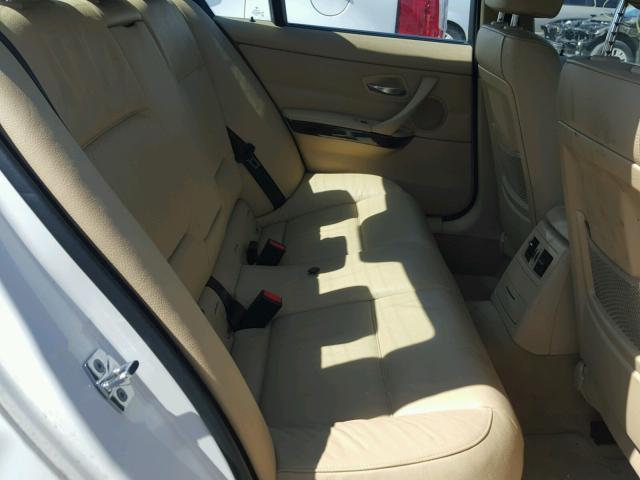 WBAVD53598A253562 - 2008 BMW 335 XI WHITE photo 6