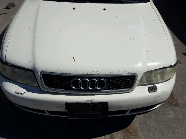 WAUED28D0XA041114 - 1999 AUDI A4 2.8 QUA WHITE photo 7