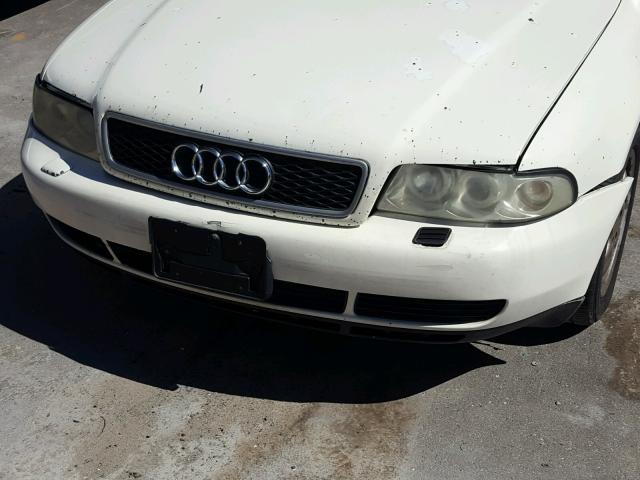 WAUED28D0XA041114 - 1999 AUDI A4 2.8 QUA WHITE photo 9