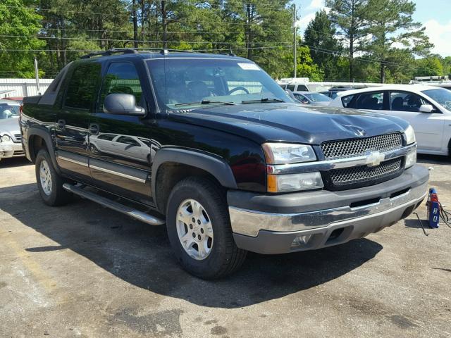 3GNEC12T04G333124 - 2004 CHEVROLET AVALANCHE BLACK photo 1