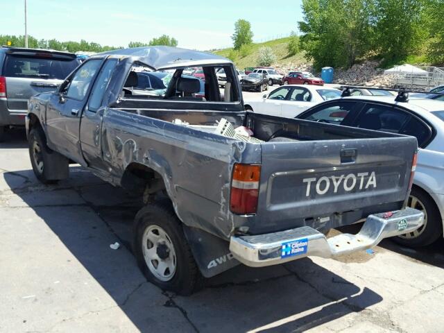 JT4RN13P2R6064462 - 1994 TOYOTA PICKUP GRAY photo 3