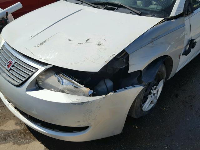 1G8AJ55F07Z209895 - 2007 SATURN ION LEVEL WHITE photo 9