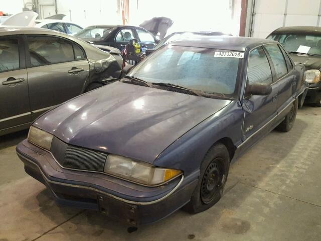 1G4NV5538RC296576 - 1994 BUICK SKYLARK CU BLUE photo 2