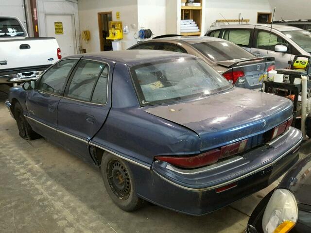 1G4NV5538RC296576 - 1994 BUICK SKYLARK CU BLUE photo 3