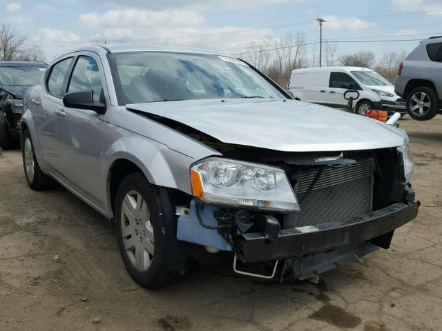 1B3BD4FB3BN518916 - 2011 DODGE AVENGER EX SILVER photo 1