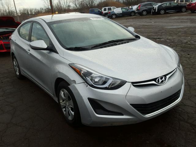 5NPDH4AE1GH718925 - 2016 HYUNDAI ELANTRA SE SILVER photo 1