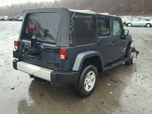 1J4GA591X8L545048 - 2008 JEEP WRANGLER U GRAY photo 4