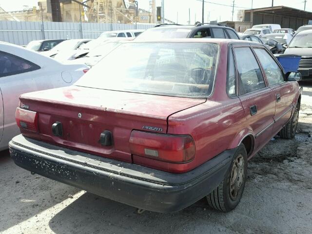 1Y1SK5469NZ036749 - 1992 GEO PRIZM BASE 栗色 照片 4