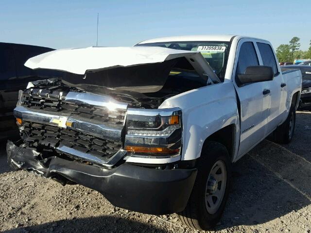 3GCPCNEC5HG342895 - 2017 CHEVROLET SILVERADO WHITE photo 2