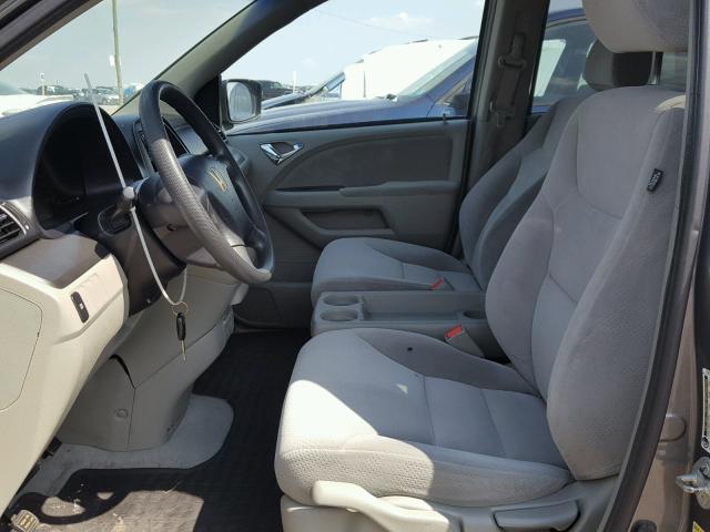 5FNRL38297B120574 - 2007 HONDA ODYSSEY LX GRAY photo 5