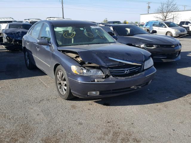 KMHFC46F06A049153 - 2006 HYUNDAI AZERA SE BLUE photo 1