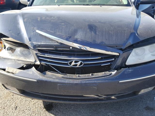 KMHFC46F06A049153 - 2006 HYUNDAI AZERA SE BLUE photo 7