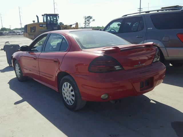 1G2NF52E74C252640 - 2004 PONTIAC GRAND AM S Qırmızı foto 3